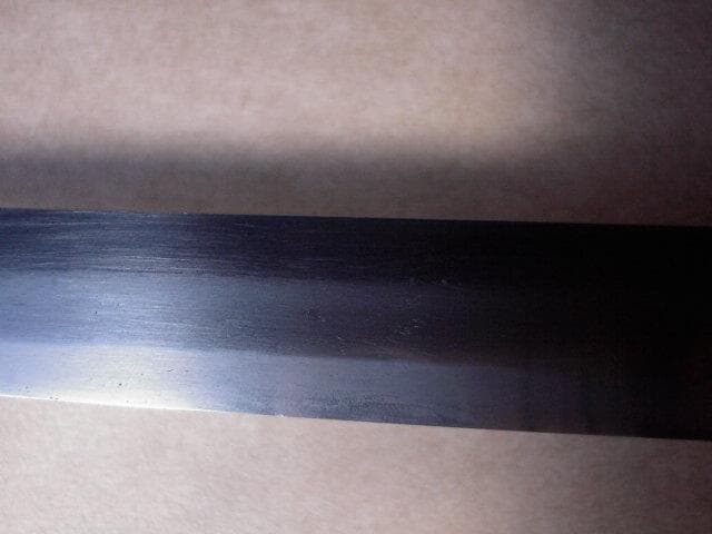 日本刀残欠マスターナイフNo.2 名刀 相州伝の開祖 国光 黒拵