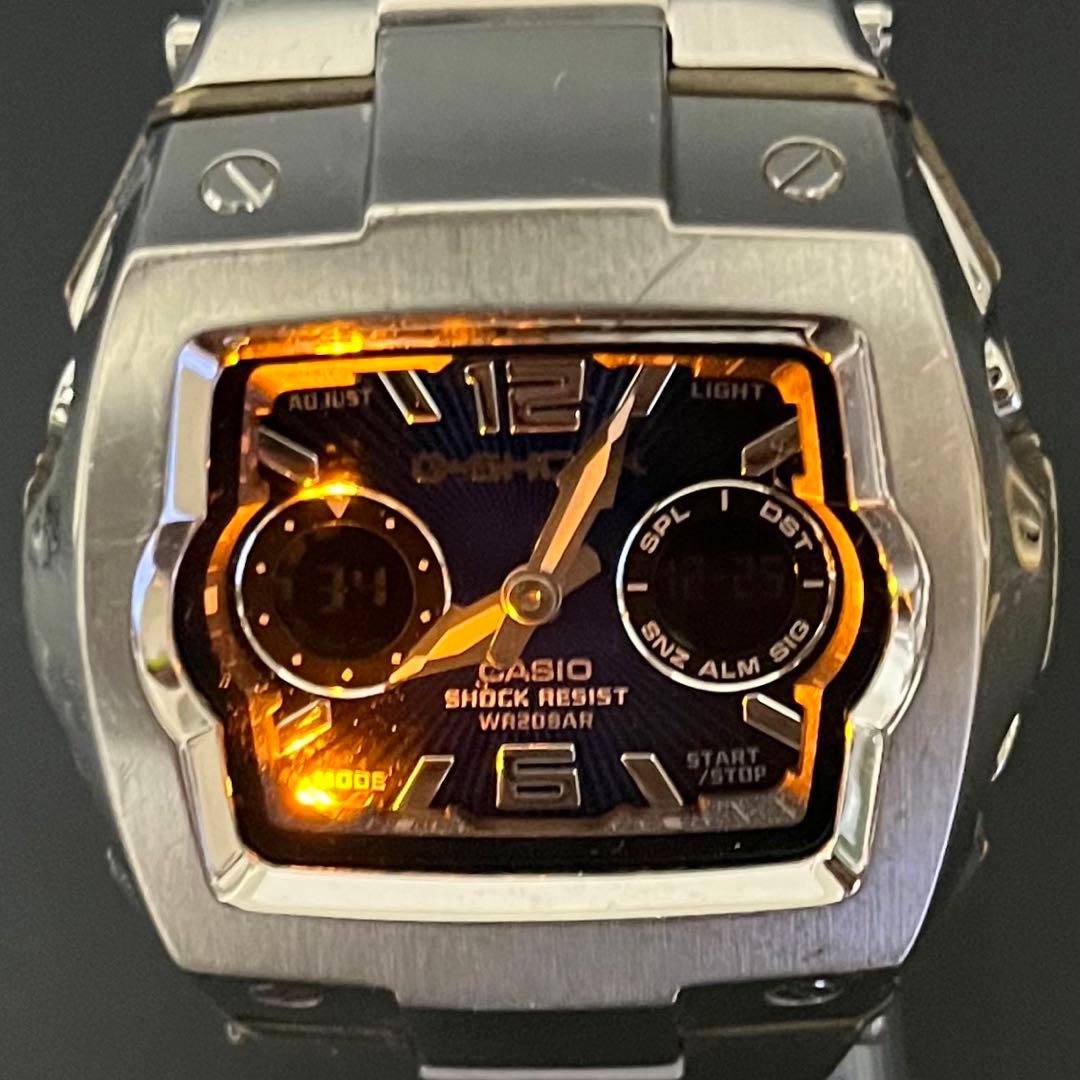 【極稀少/美品】CASIO G-SHOCK G-011D ブルー アナデジ