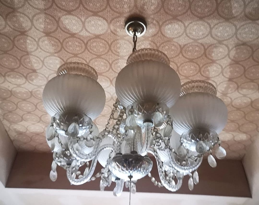 昭和レトロ シャンデリ２個セット