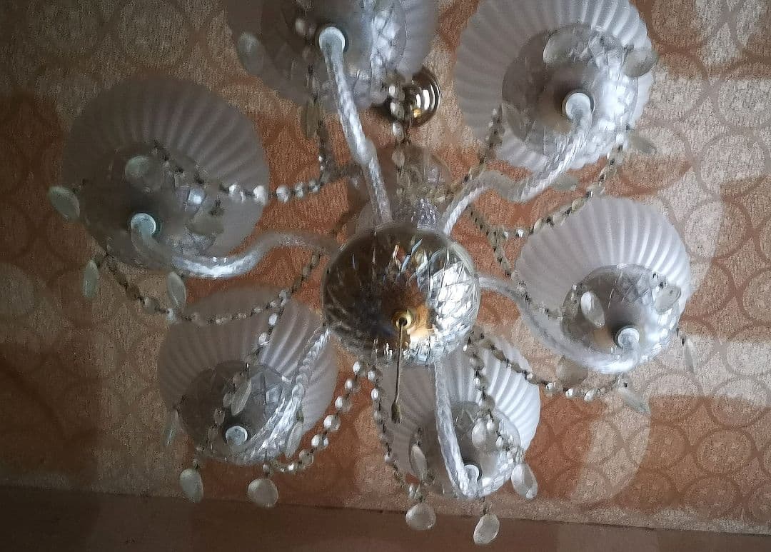 昭和レトロ シャンデリ２個セット