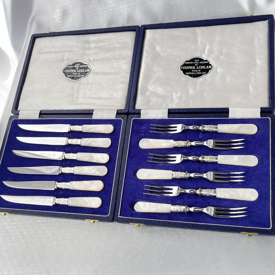 【Cooper Ludlam】【白蝶貝 】フルーツ / デザートセット 12本