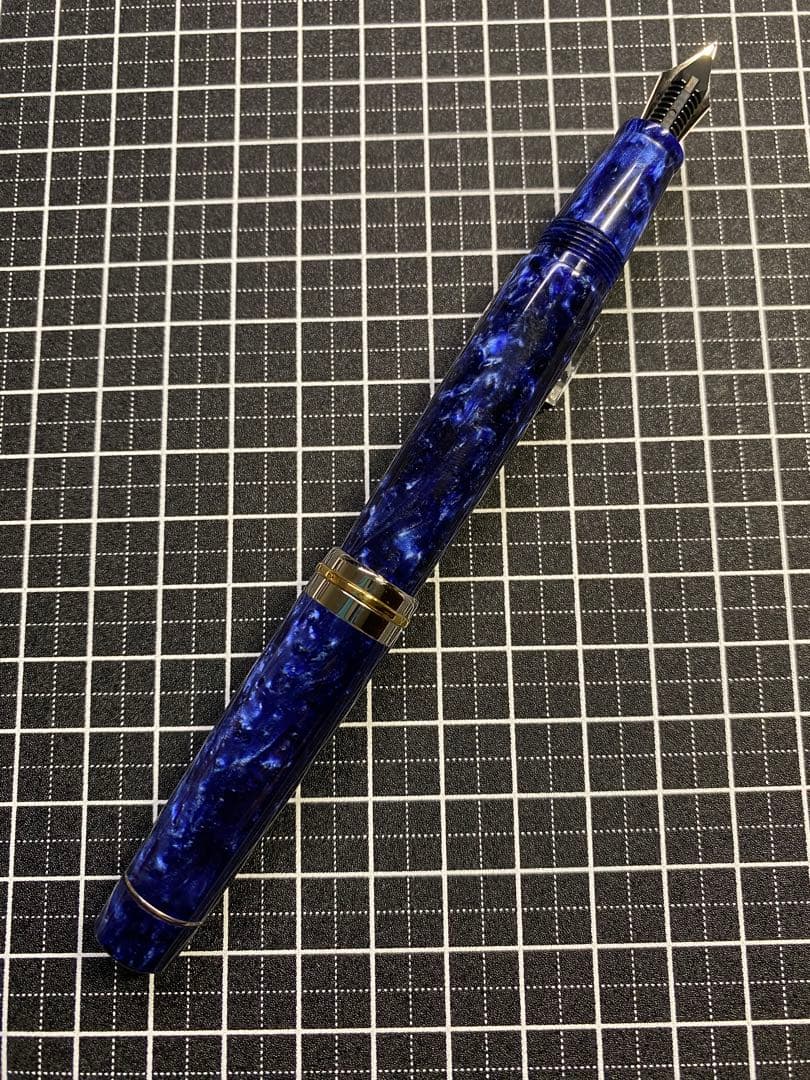 DELTA VINTAGE collection Blue 万年筆　字幅F