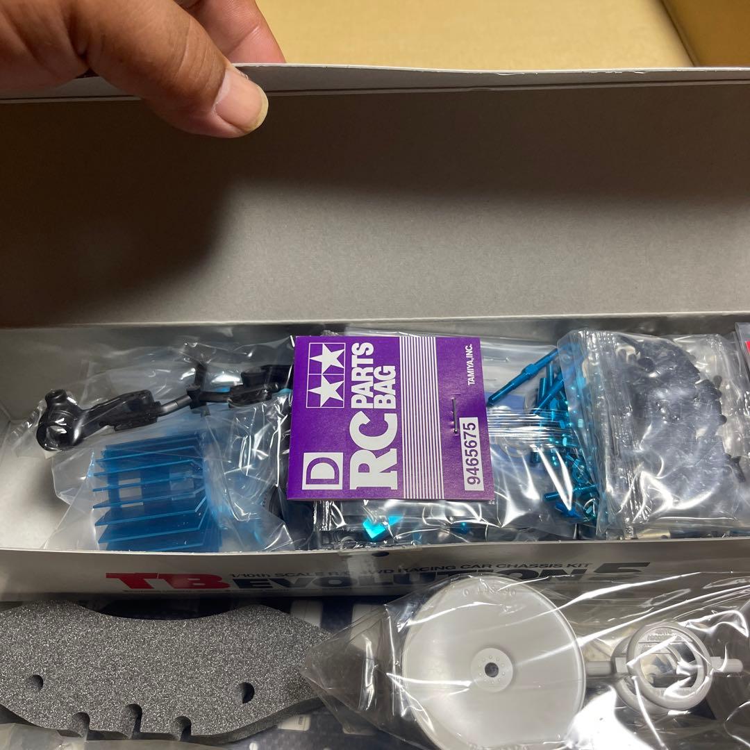 絶版タミヤTB evo5 アルミ、チタンビスセット付き