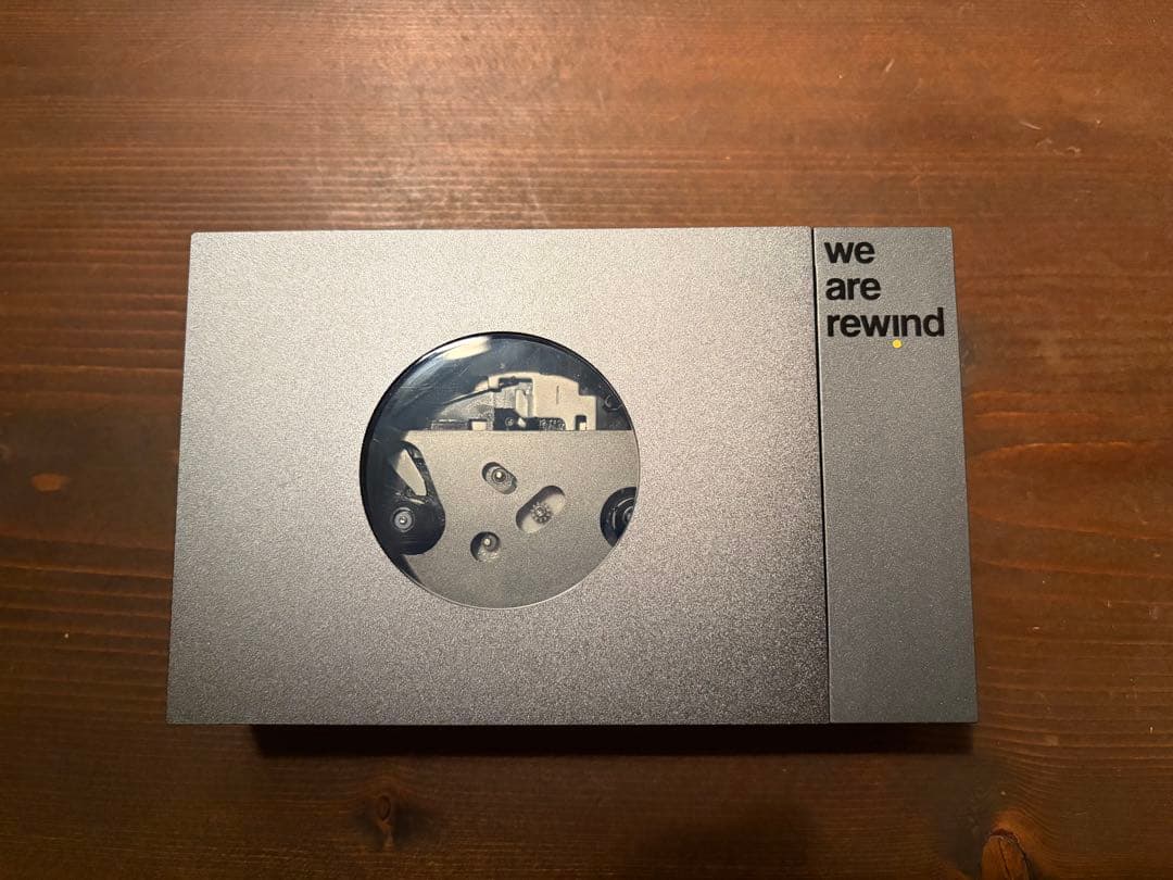 【本体のみ美品】WE ARE REWIND カセットプレーヤー keith 黒