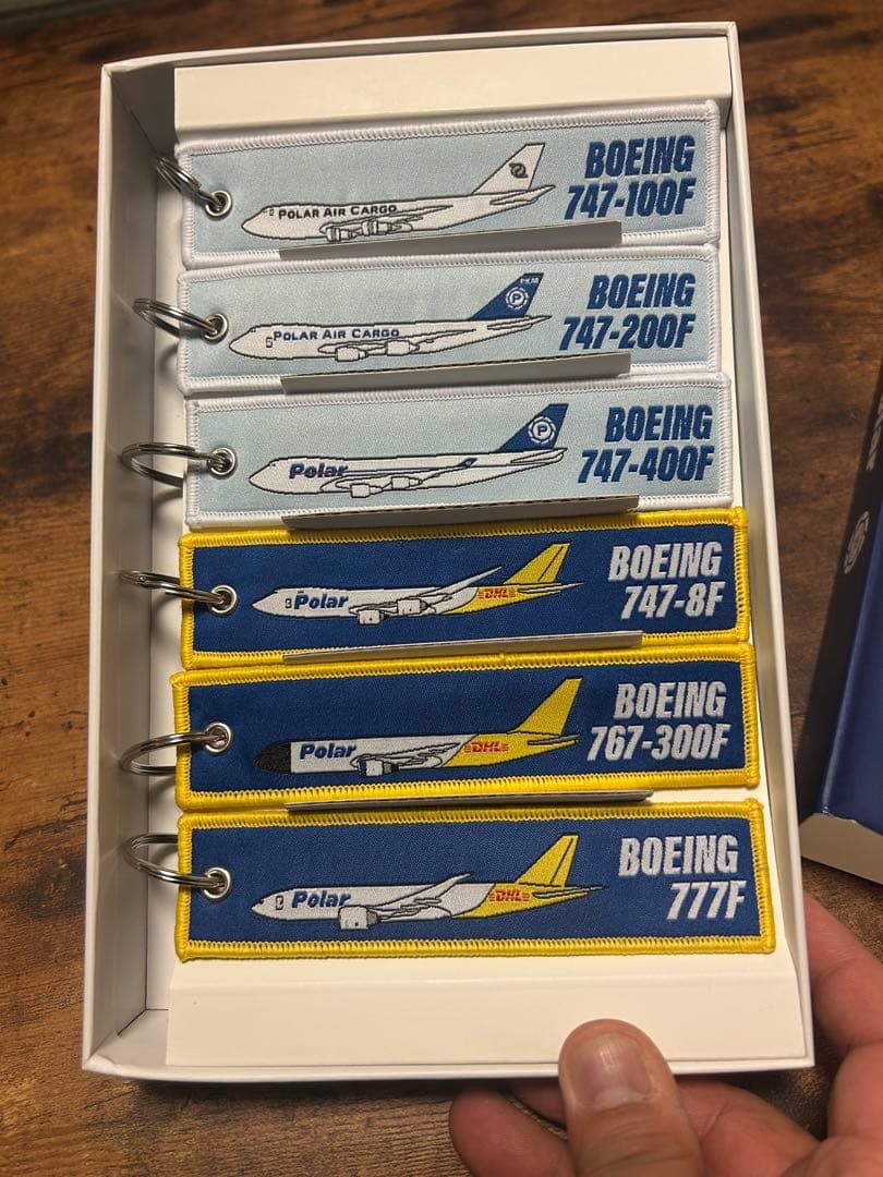 Polar Air Cargo ボーイング機 キーホルダー 6個セット