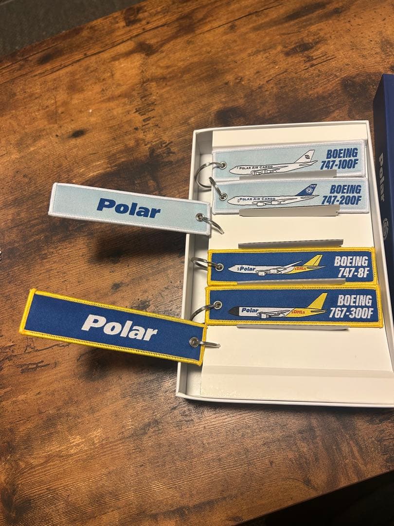 Polar Air Cargo ボーイング機 キーホルダー 6個セット