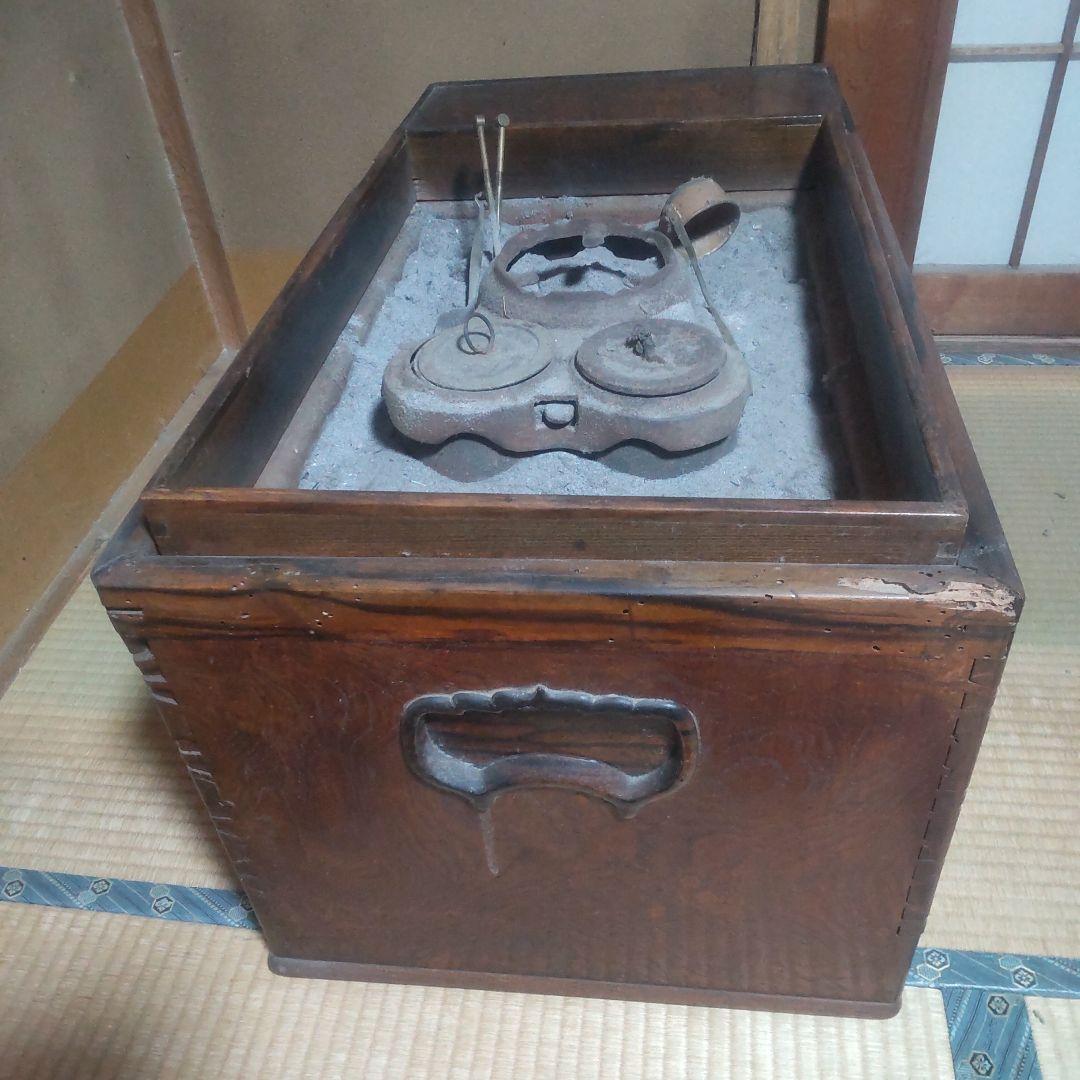 ス*ト様 木製長火鉢 伝統工芸 レトロ アンティーク 古民具　家具　日本伝統