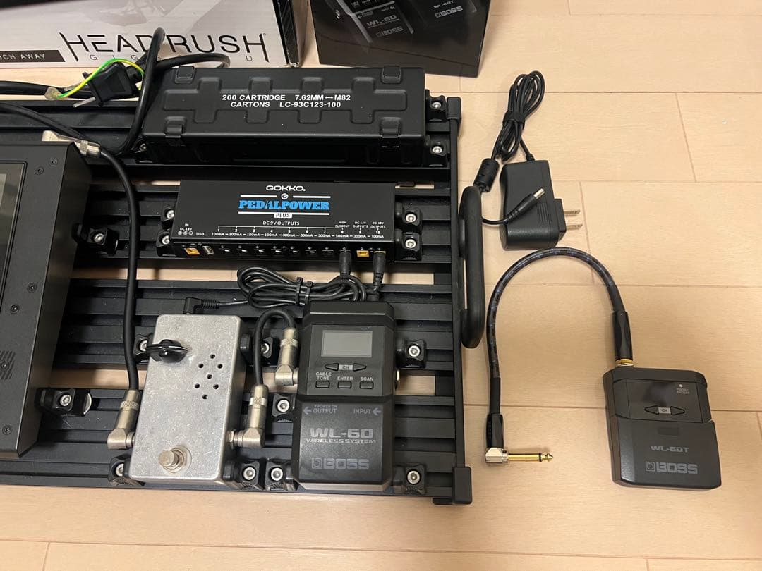 HEADRUSH Gigboard BOSS WL60 他　エフェクターボード