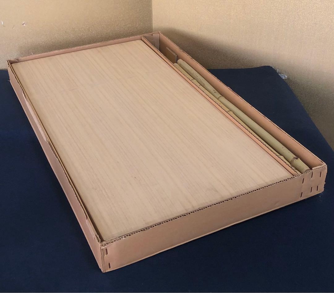 《R》茶道具 桐木地 竹台子 組立式 元箱　260116き4