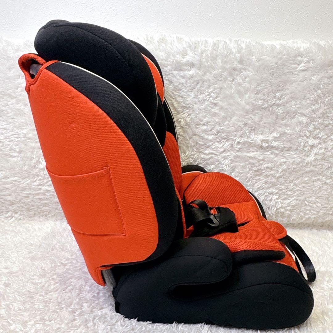 日本育児 ハイバック ブースター ルージュ チャイルドシート ブラック レッド