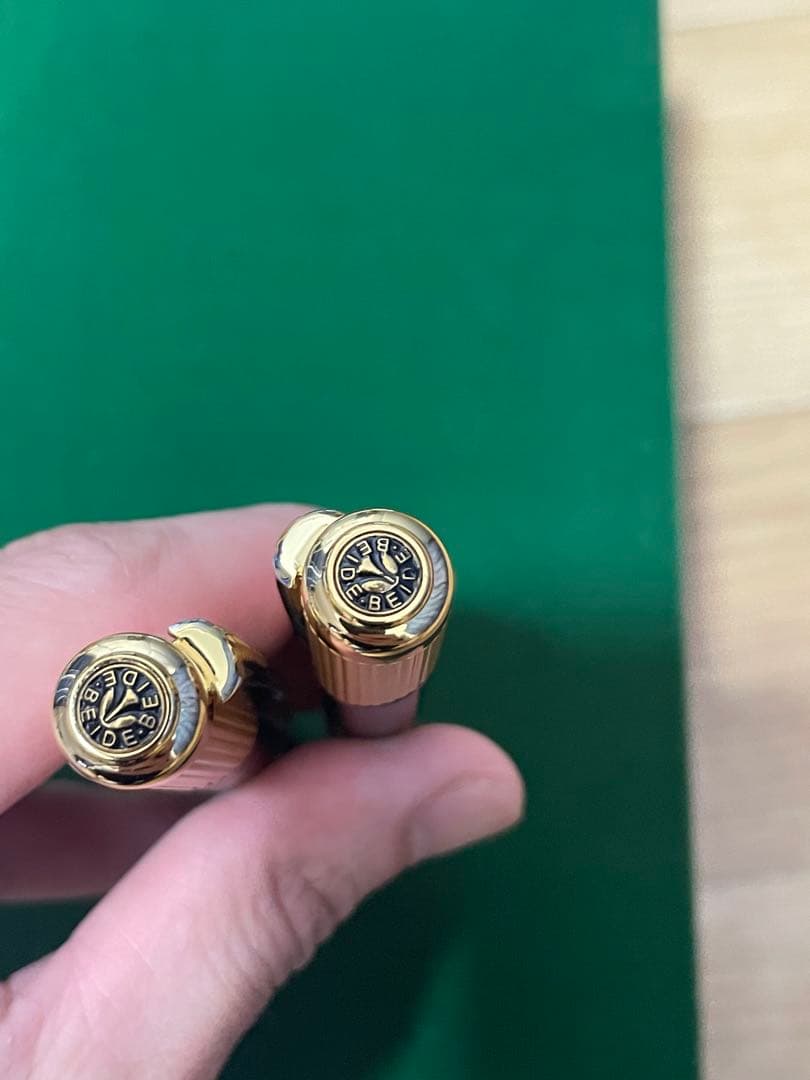BEIDE金メッキ万年筆＆ボールペンセット – ビジネスシーンにふさわしい高級感
