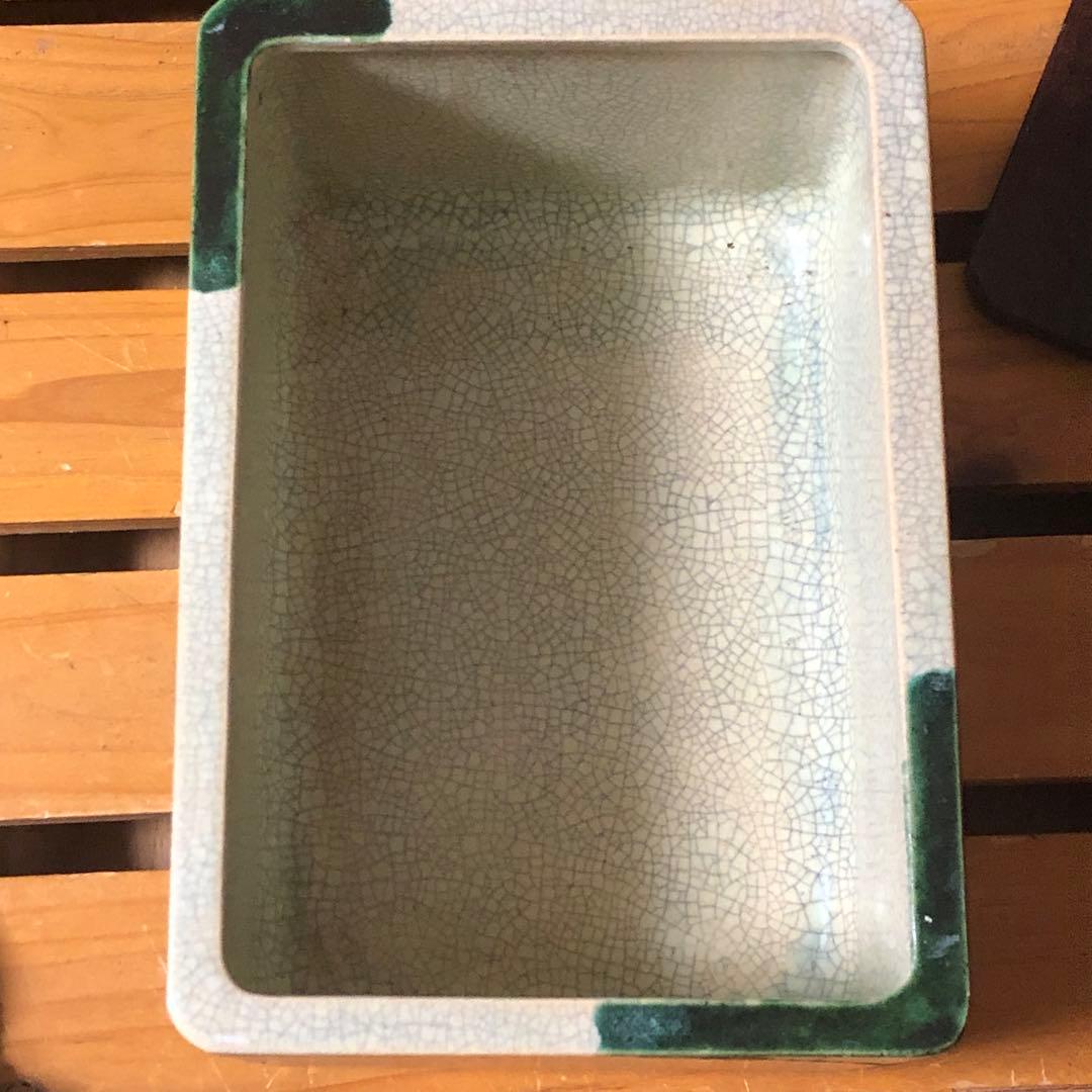 大喜豊介　豊楽焼の　三代目　江戸時代　てあぶり　刻印あり　木箱虫食い跡あり