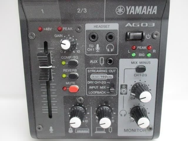 YAMAHA AG03MK2 オーディオインターフェイス&その他一式