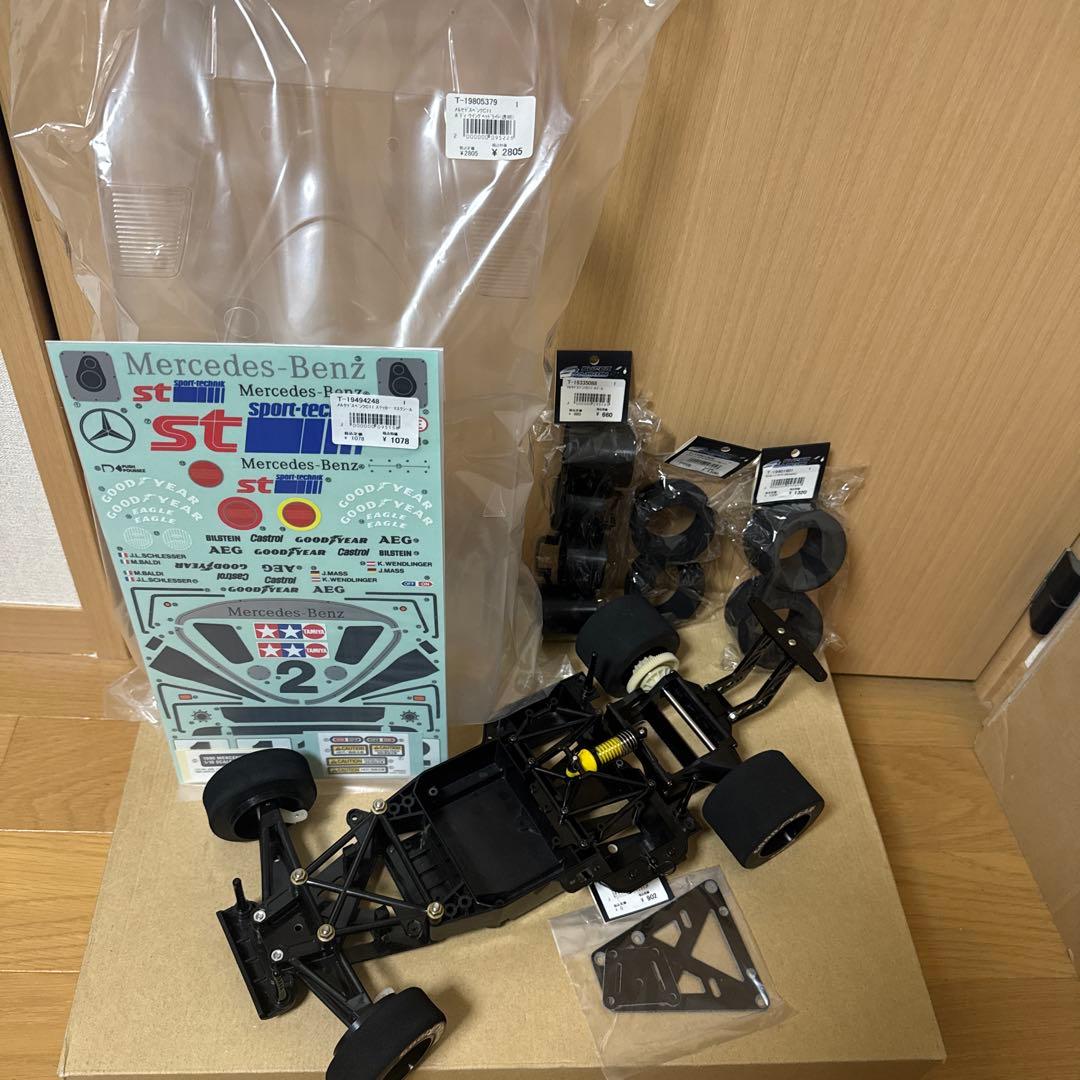 タミヤ Mercedes-Benz C11 未走行シャーシ他
