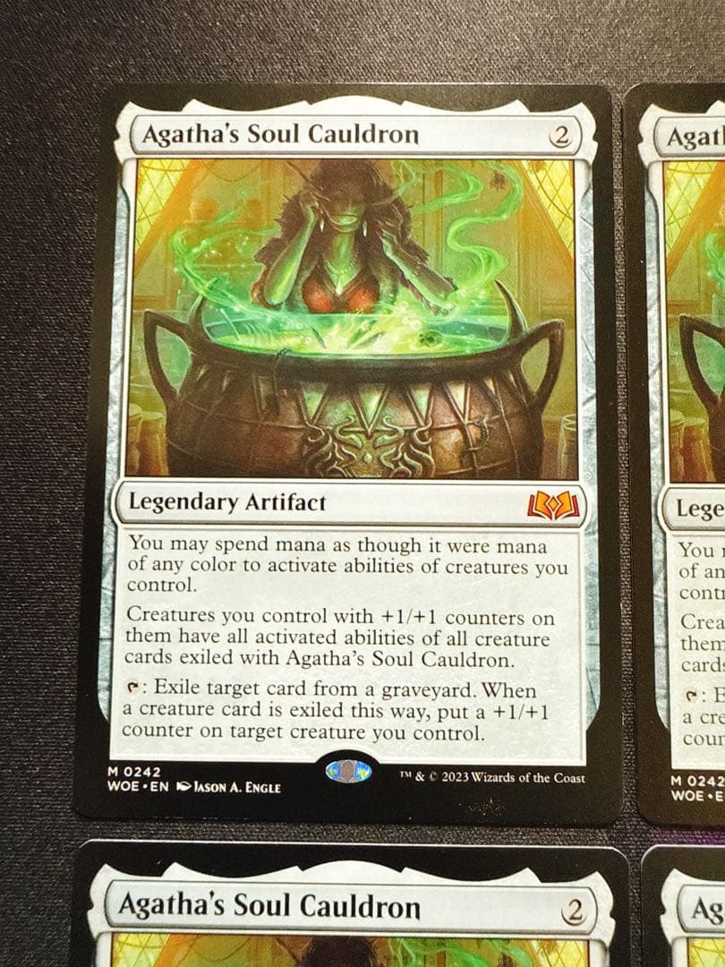 アガサの魂の大釜　英語　4枚セット