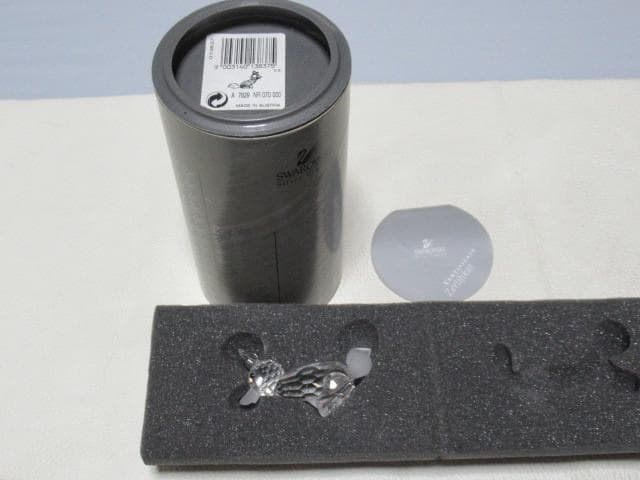 未使用希少2000年廃盤品 オーストリア製◆スワロフスキー『キツネ』013837