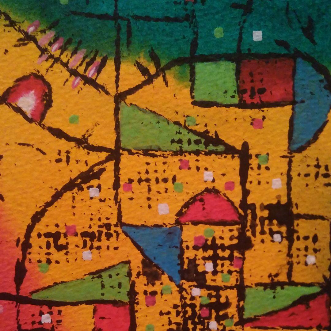 水彩画 「WORKS Another 0ー1」  F 0号