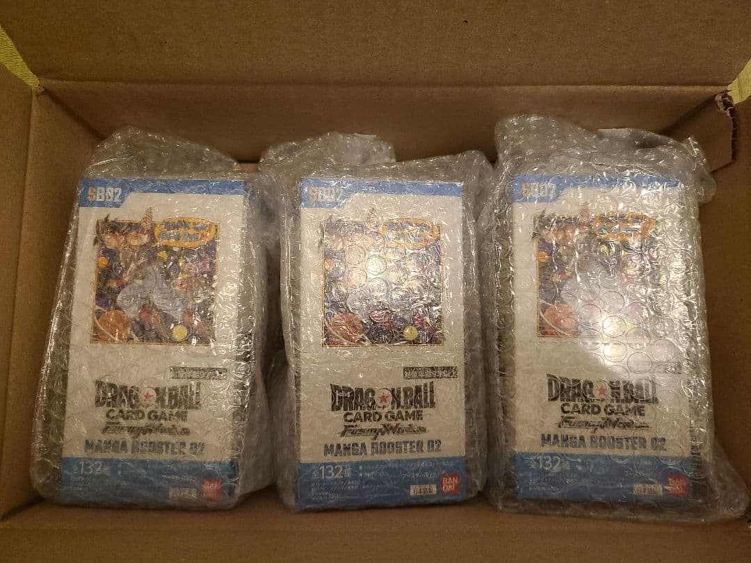 ドラゴンボール MANGA BOOSTER 02 テープ付き 3BOX