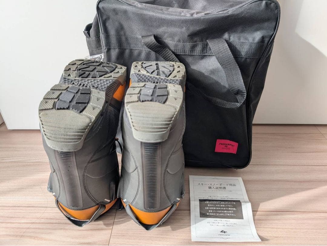 NITRO CLOUD6 スノーボードブーツ ブラック/オレンジ(収納バッグ付)