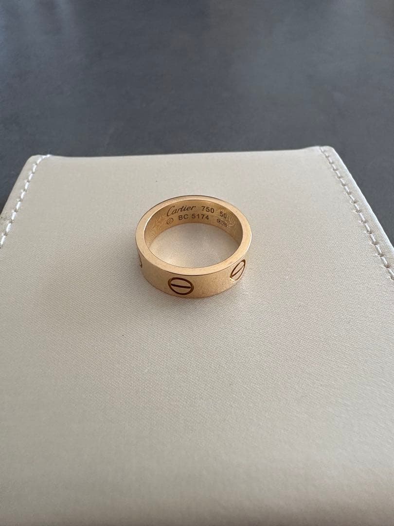 【正規品】カルティエ ラブリング 10号　ピンクゴールド