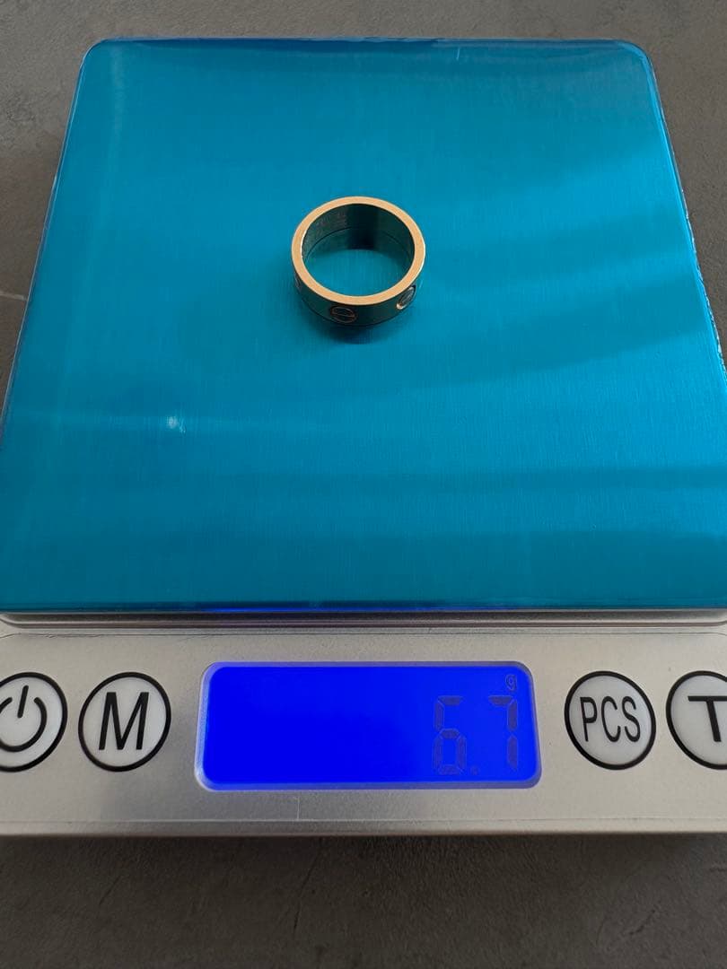 【正規品】カルティエ ラブリング 10号　ピンクゴールド