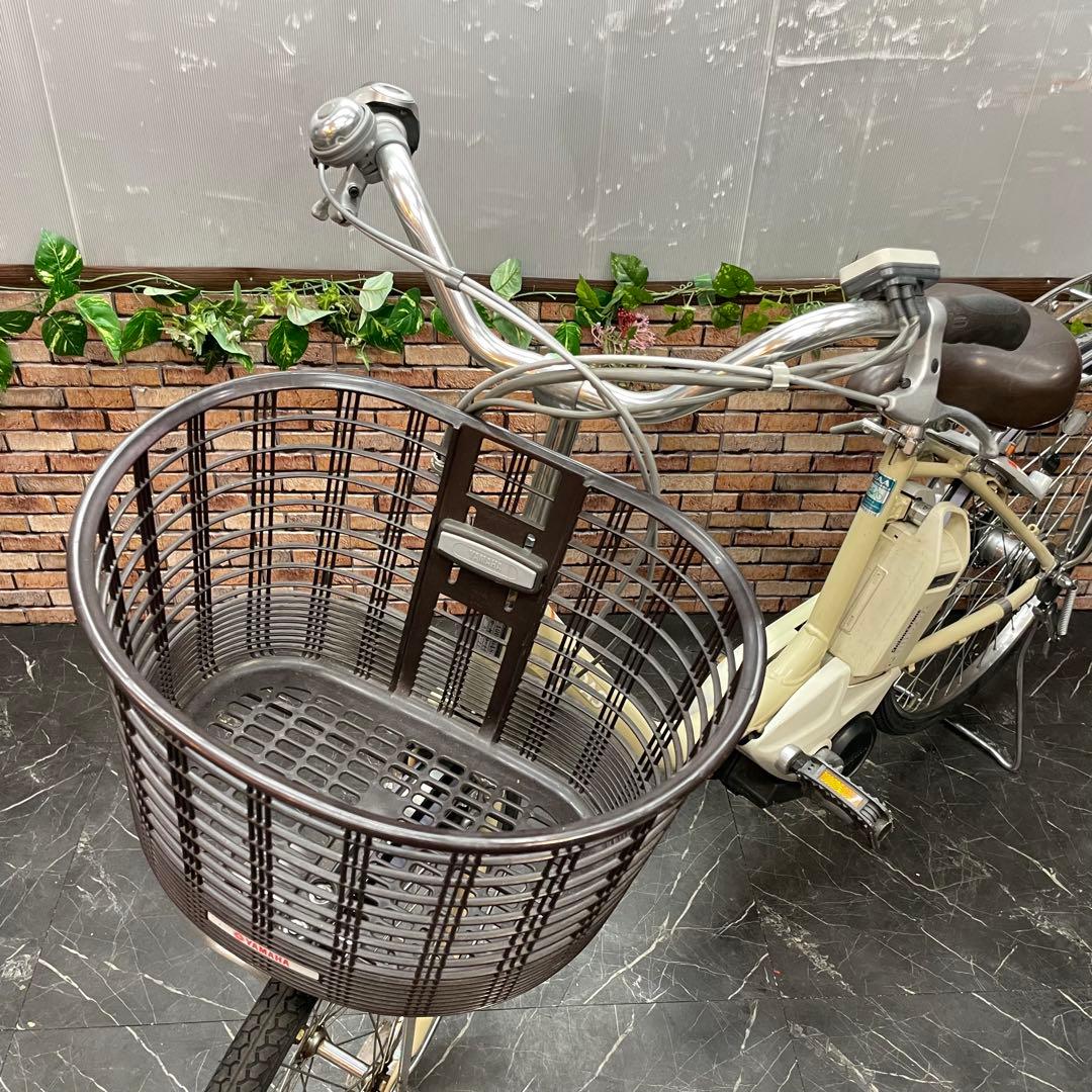 【10】電動自転車 YAMAHA PAS クリーム 24インチ