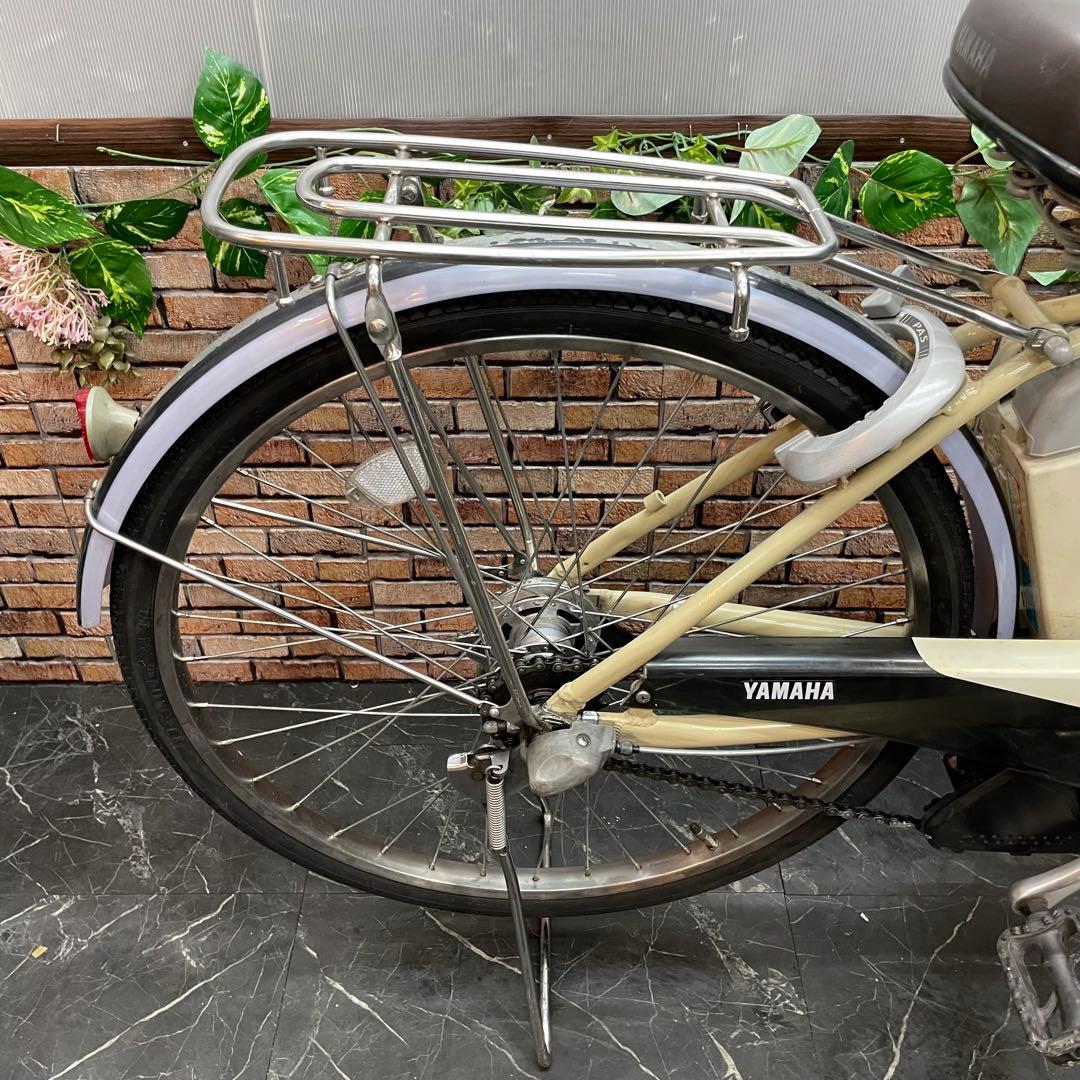 【10】電動自転車 YAMAHA PAS クリーム 24インチ