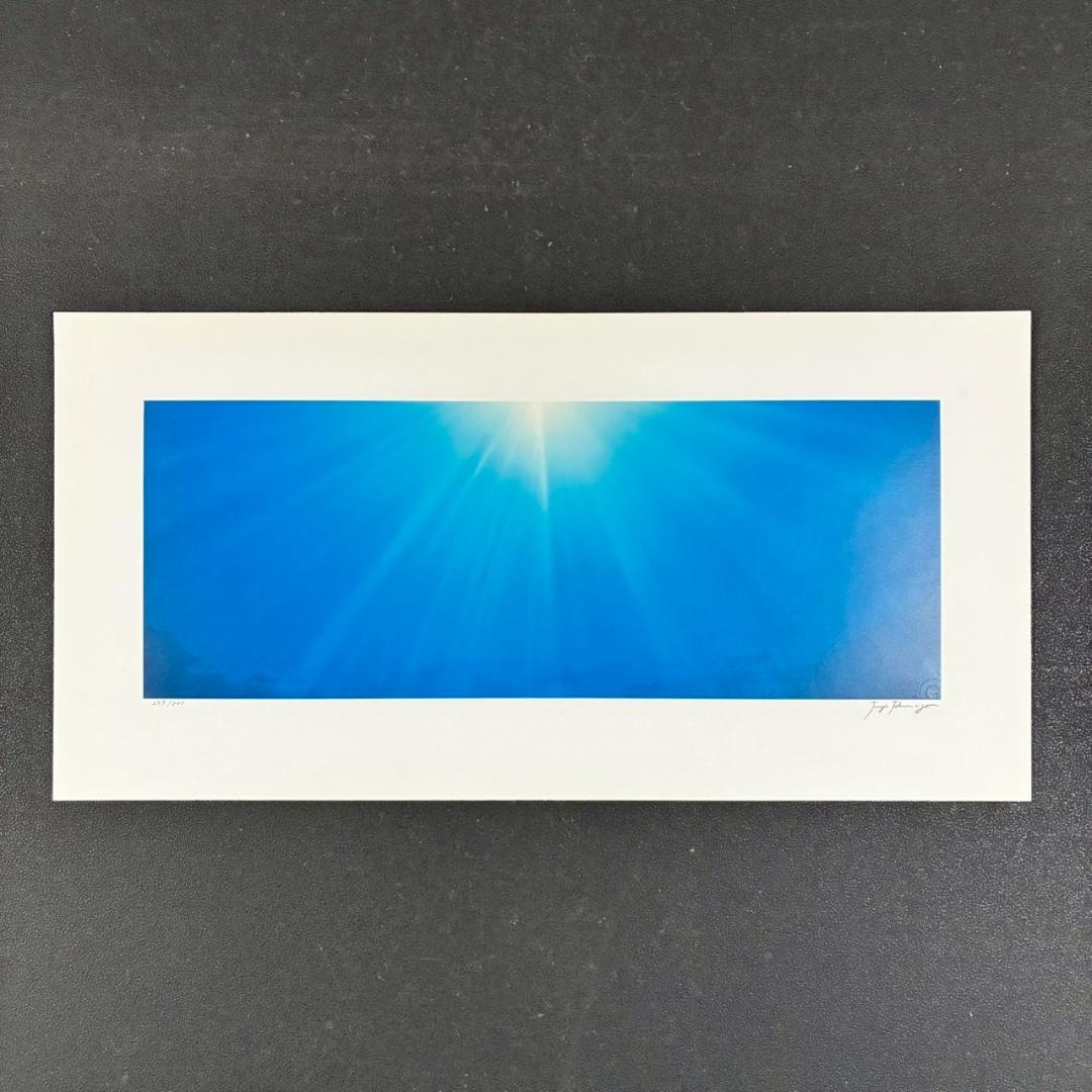 美品 高砂淳二「Rising Blue-上昇」ダイヤモンドスクリーニング 保証書