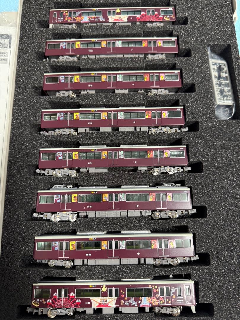 阪急電車 1300系 宝塚線 トムとジェリー号 8両編成セット 動力付　室内灯付
