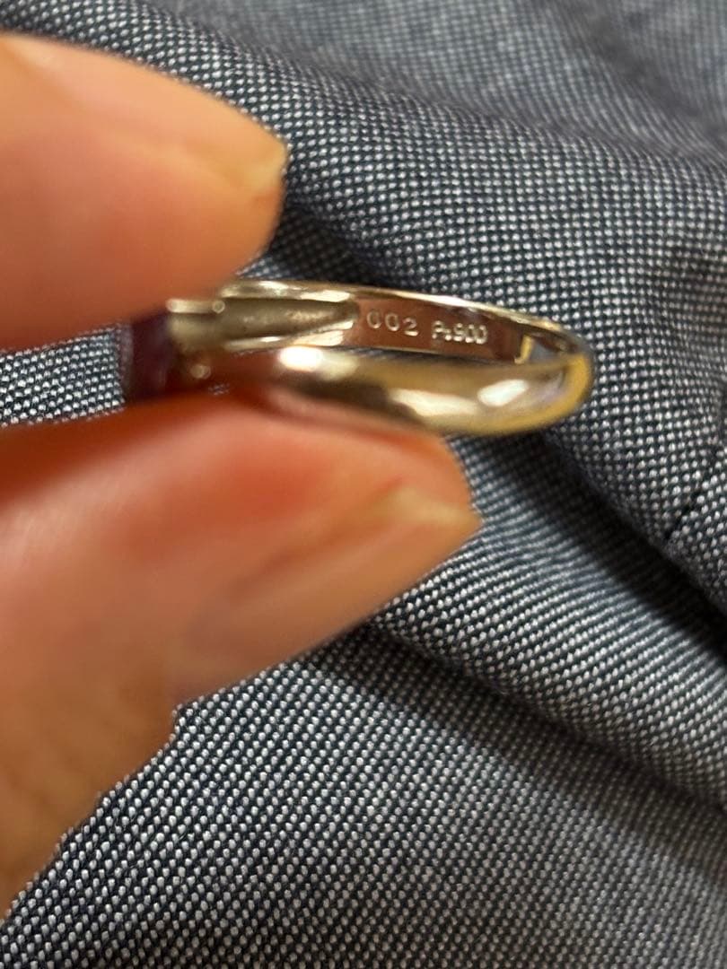 希少　非加熱バイオレットサファイアのリング
