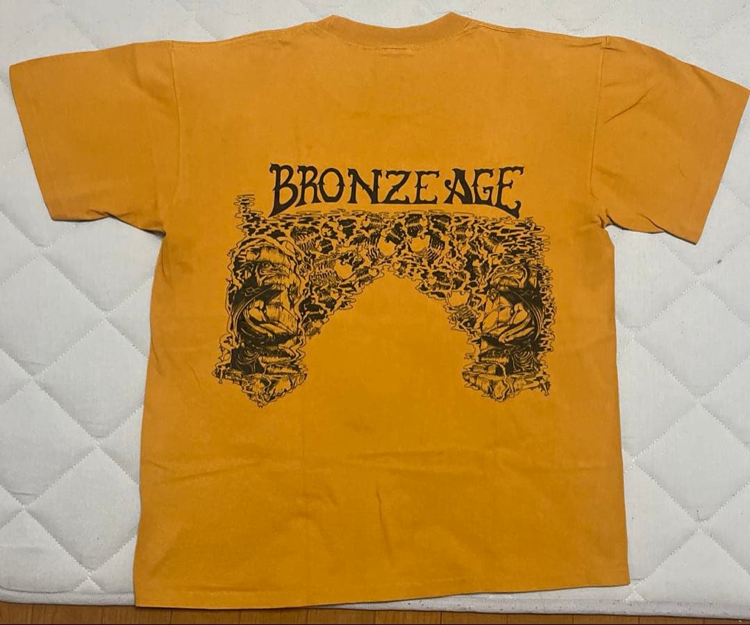 【超希少】Vintage 90s BRONZE AGE Tシャツ 黄色