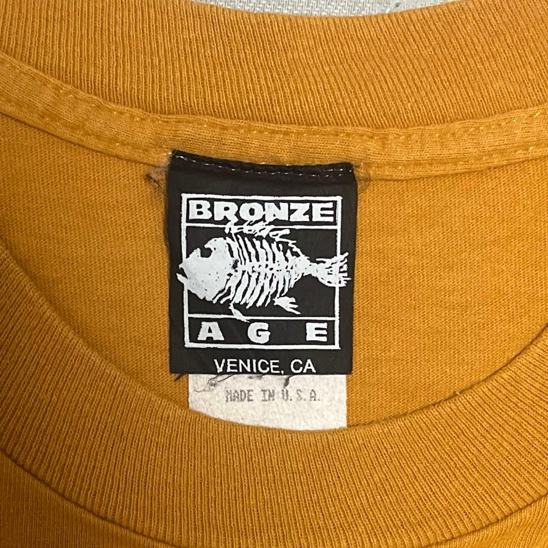 【超希少】Vintage 90s BRONZE AGE Tシャツ 黄色