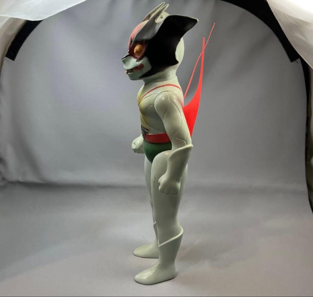 1970年代 当時物 デビルマン 無版権 パチ ソフビ スタンダード 昭和