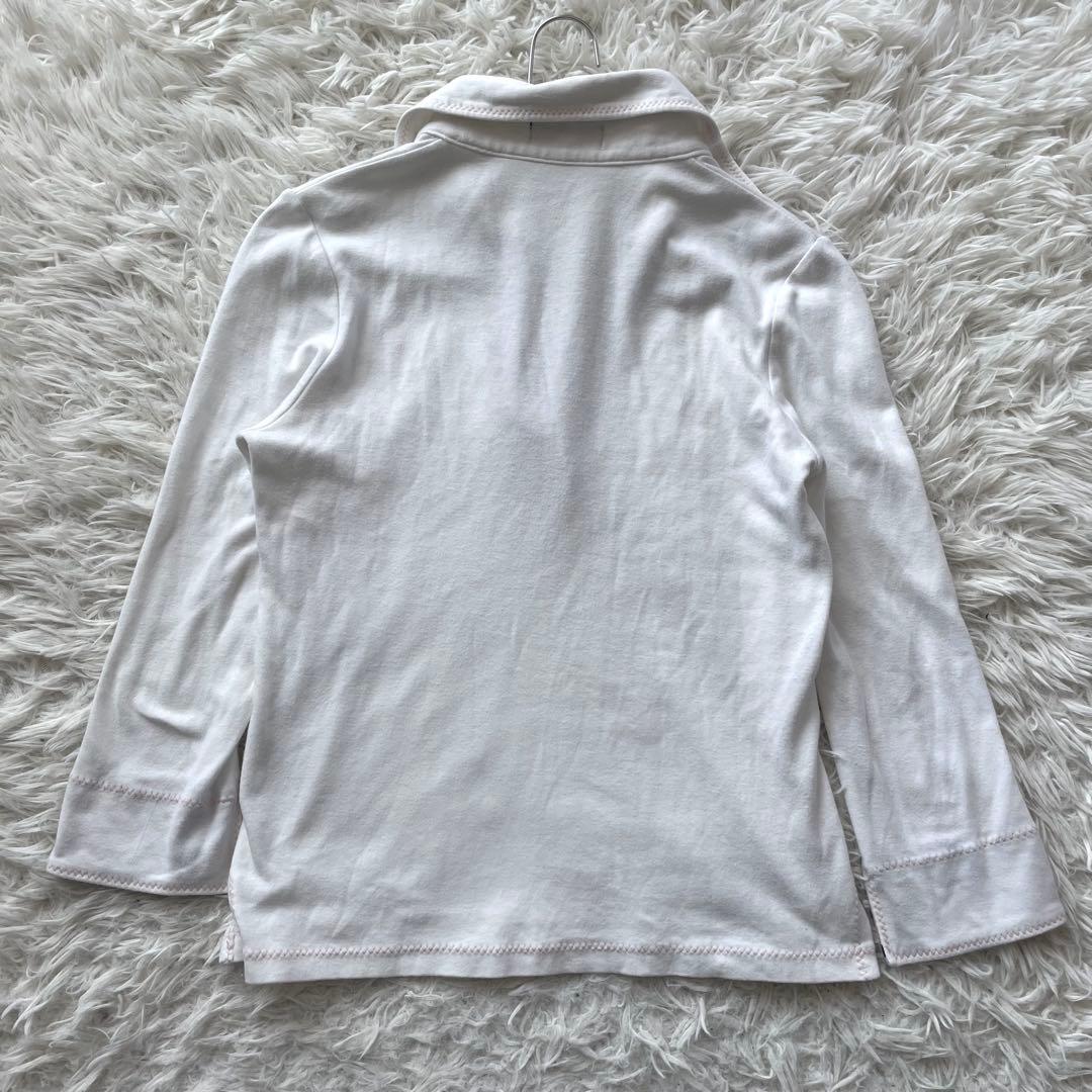 BURBERRY BLUE LABEL 刺繍　ノバチェック　長袖　シャツ