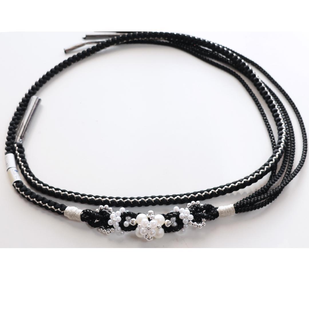 極美品！希少◆ 振袖6点セット ◆丈159cmフルセット総絞り黒ブラック53Bw