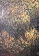 【真作】絵画　関口五郎　油彩8号　キリンス草花咲く　国画会会員作家　X19