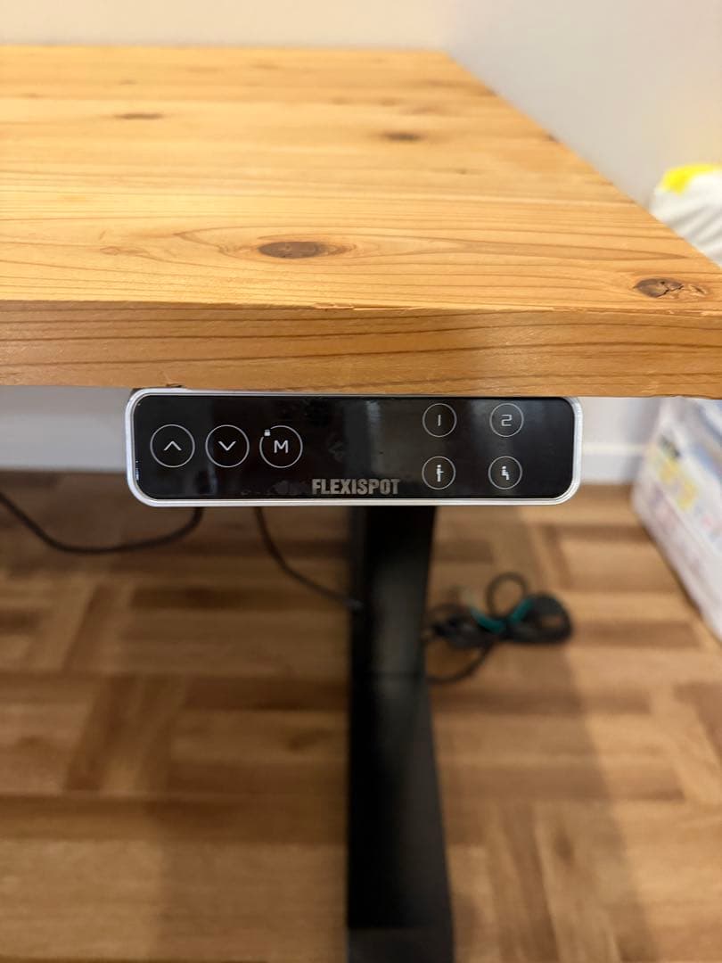 【た！】FLEXISPOT E7B 吉野杉天然無垢 150×80