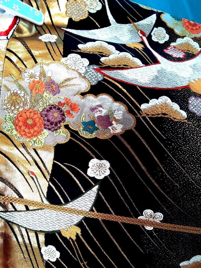 振袖フルセット、正絹振袖成人式、重ね衿帯揚げ帯締め、西陣袋帯、襦袢、ワイドサイズ