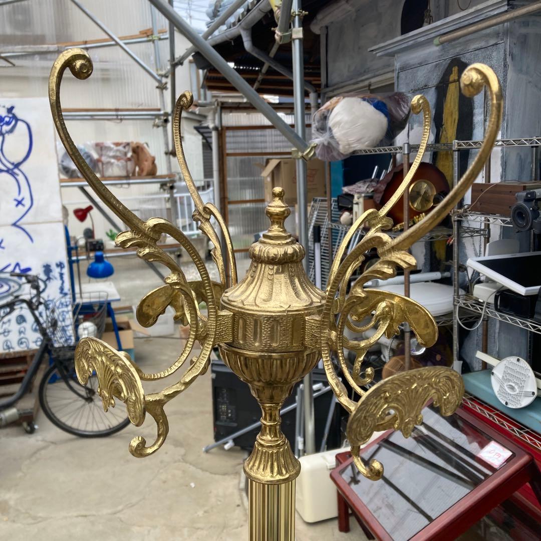 a*R様 豪華装飾 大理石 真鍮コートハンガー イタリア製 ゴールド アンティー