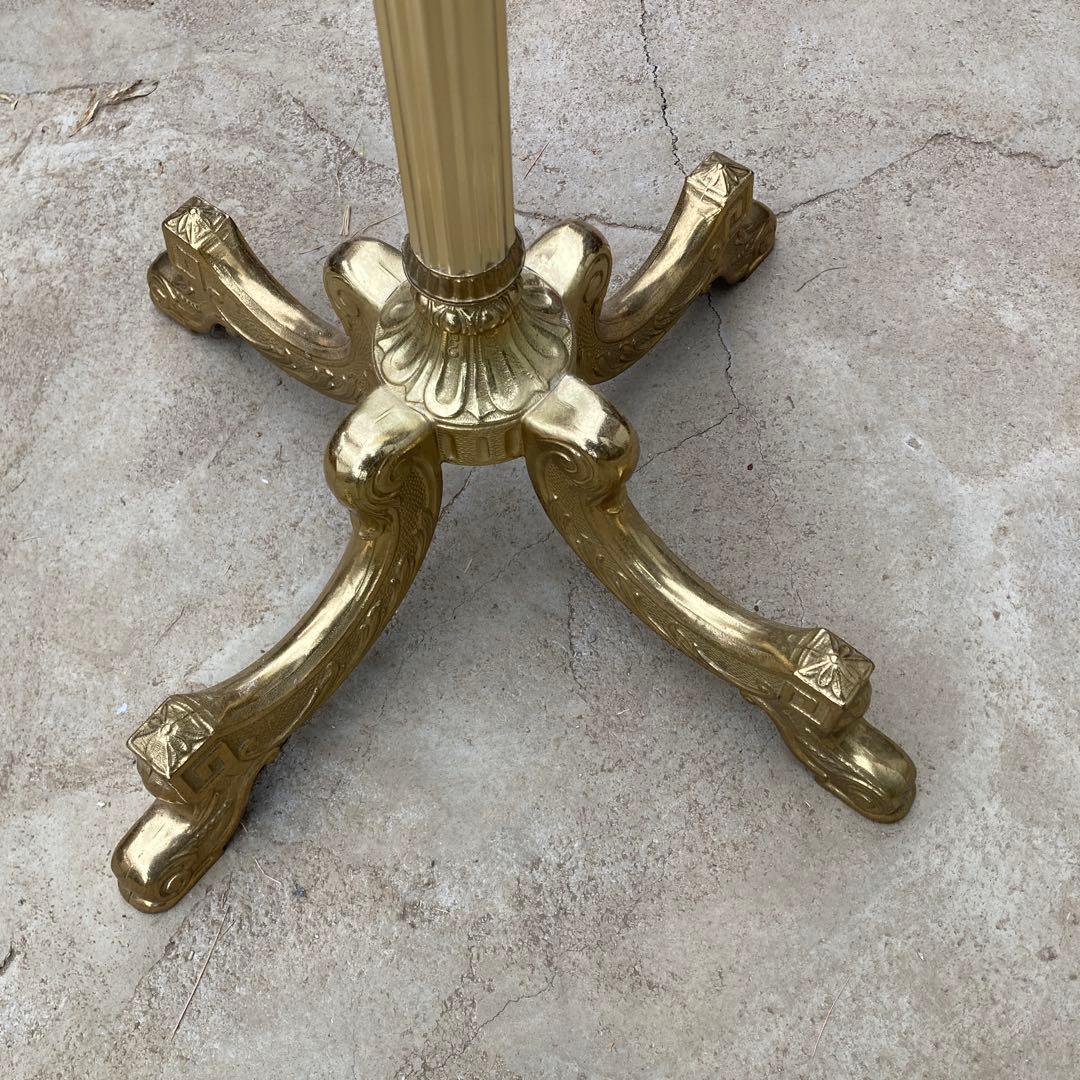 a*R様 豪華装飾 大理石 真鍮コートハンガー イタリア製 ゴールド アンティー