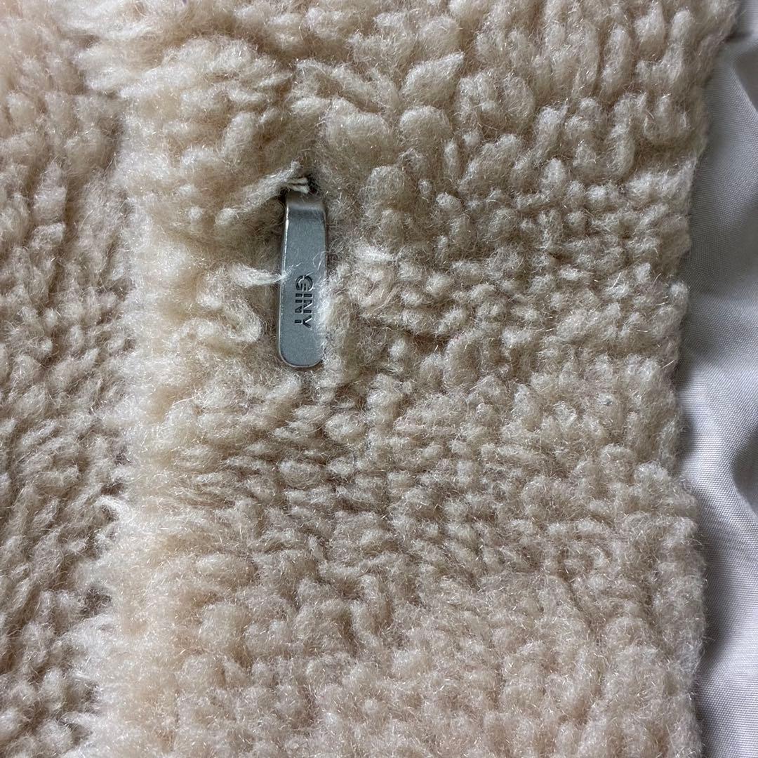 美品✨GINY ジニー SCGINYボアチェスターコート ボアコート　ベージュ