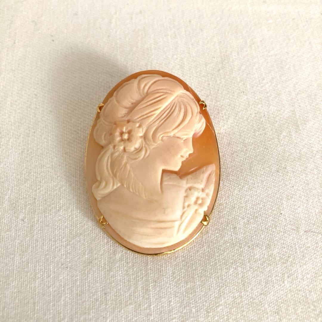 カメオ ブローチ・ペンダント 3点セット