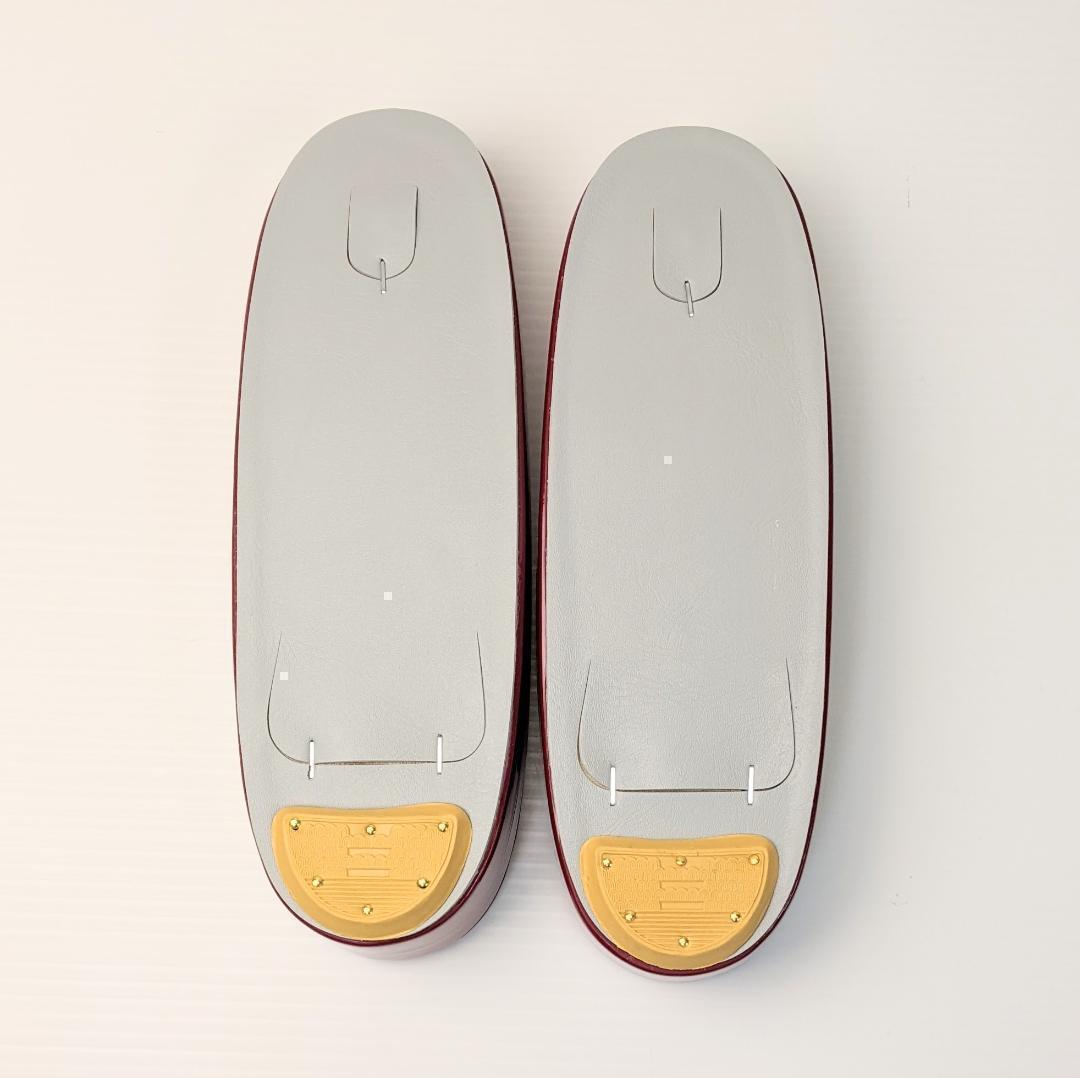 和装 草履バッグセット 振袖用 帯地 赤 エンジ フリーサイズ w5-1