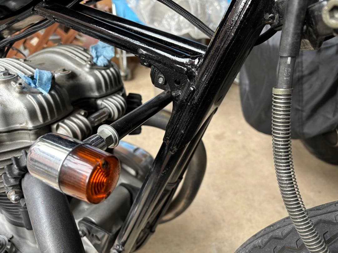 w650 ウインカー ステー　ポッシュ　ウインカー