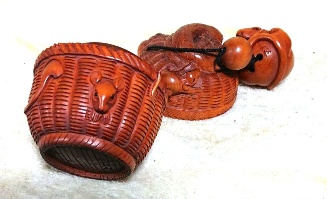 蛇と鼠デザイン提げ物