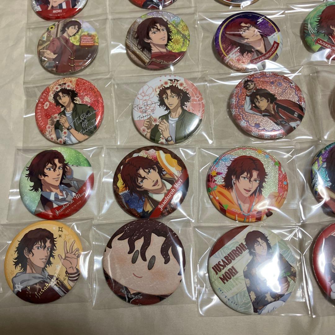 新テニスの王子様 テニプリ 毛利寿三郎 缶バッジ バッジ 缶マグネット 40点