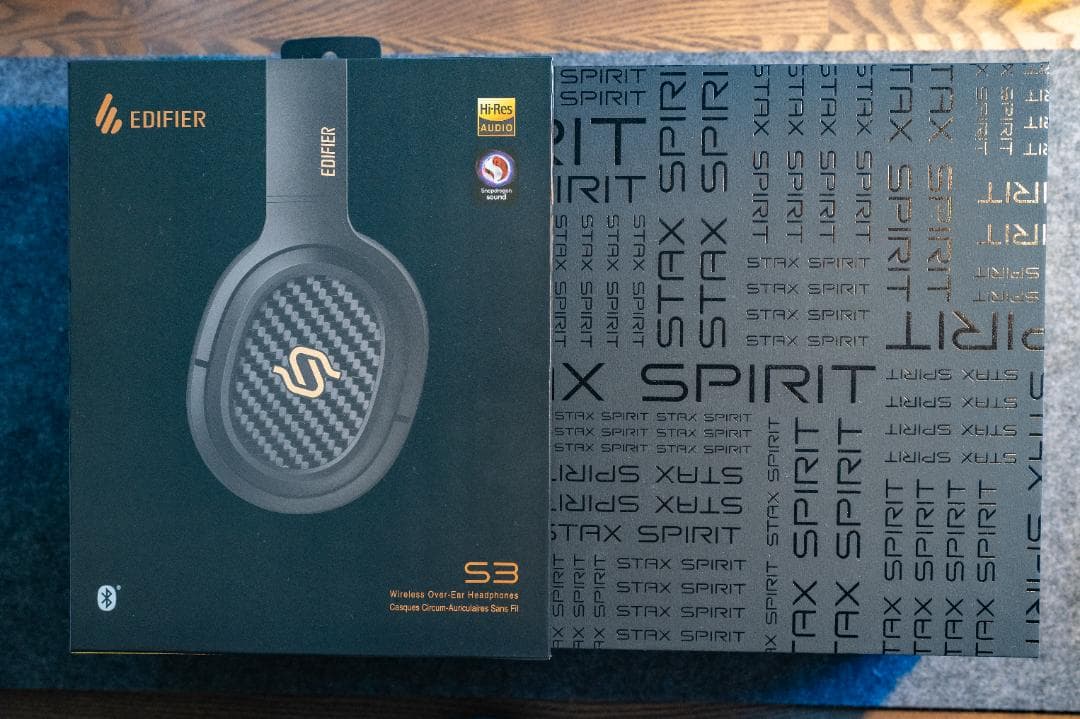 ワイヤレスヘッドホンEDIFIER STAX SPIRIT S3【付属品完備】