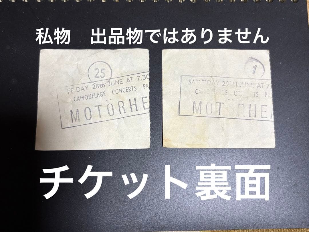 ヴィンテージ　Motörhead 10th anniversary Tシャツ