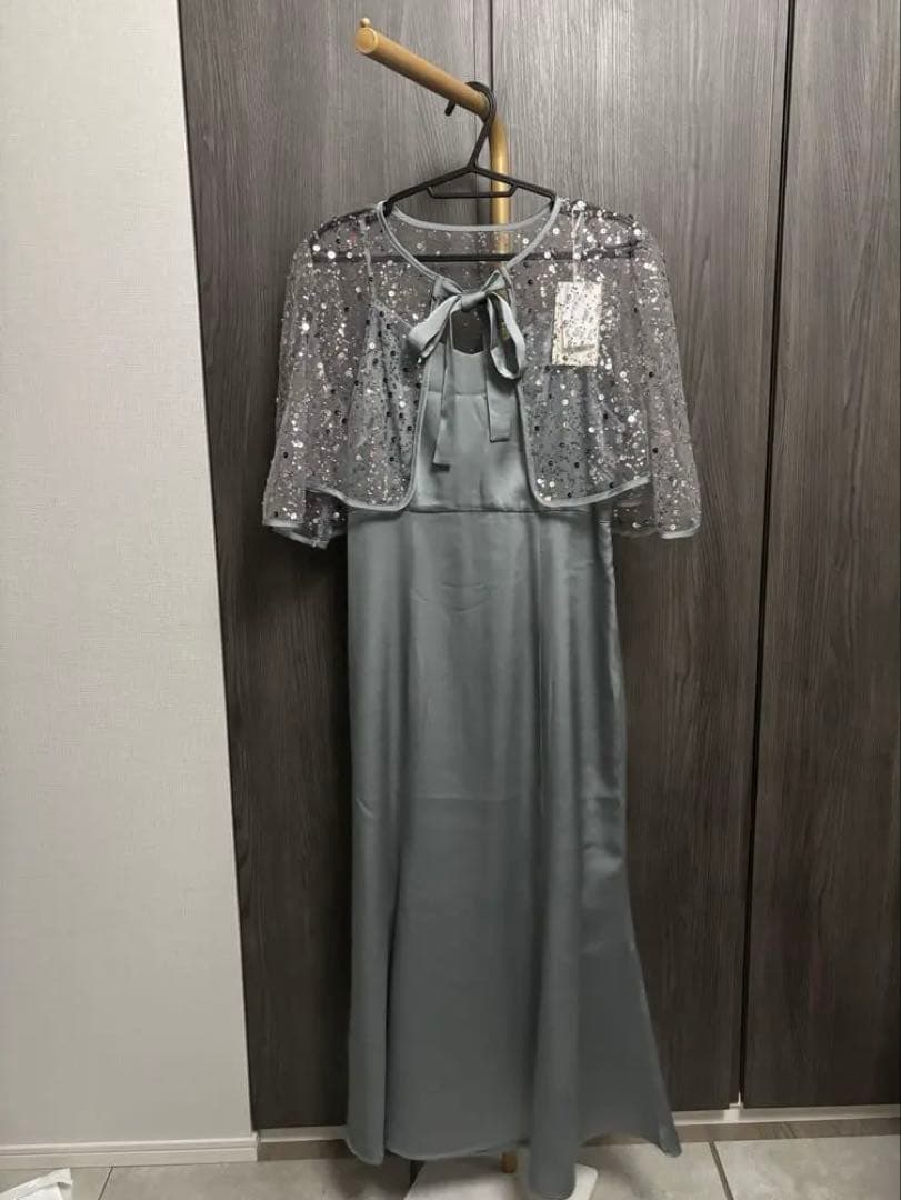 【今週限定価格】スパンコールビジューボレロマーメイドワンピドレス結婚式二次会