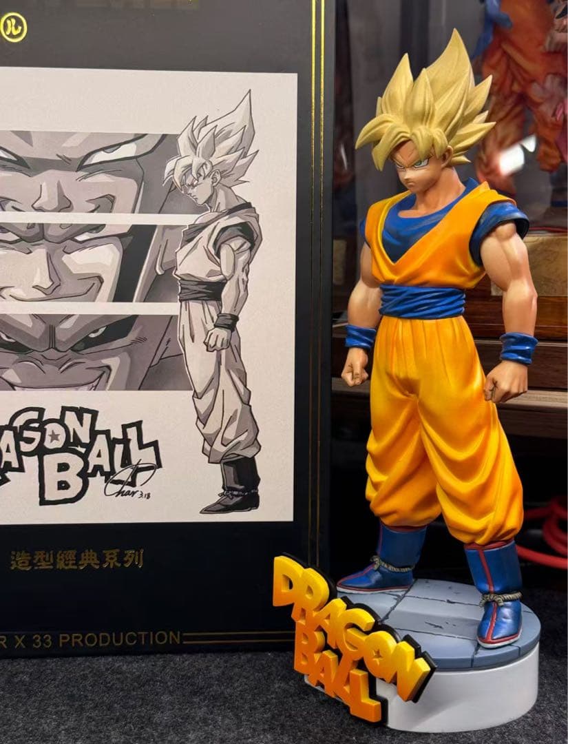 ドラゴンボール 孫悟空 ガレキ ガレージキット スタチューX③③⑧